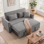 Dvivietė sofa-lova 4-in-1 su nepriklausomu dvigubu ištraukiamuoju mechanizmu – Paveikslėlis 2