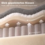 Dvivietė sofa-lova 4-in-1 su nepriklausomu dvigubu ištraukiamuoju mechanizmu – Paveikslėlis 6
