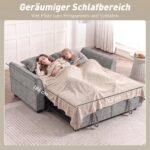 Dvivietė sofa-lova 4-in-1 su nepriklausomu dvigubu ištraukiamuoju mechanizmu – Paveikslėlis 7