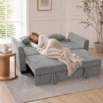 Dvivietė sofa-lova 4-in-1 su nepriklausomu dvigubu ištraukiamuoju mechanizmu – Paveikslėlis 8