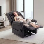 Elektrinis pakeliamas krėslas su vibraciniu masažu ir šildymu – Paveikslėlis 8