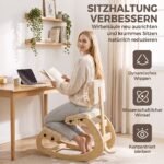 Ergonominė klūpoma kėdė su atlošu – Paveikslėlis 4