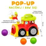 Interaktyvus traukinys su iššokančiais kamuoliukais – Paveikslėlis 3