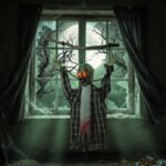 Kabinamas Helovino zombis 110 cm animuotas, aktyvuojamas garsu/lietimu – Paveikslėlis 8