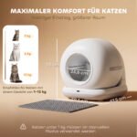Kačių tualetas – savaime išsivalantis, HD kamera, išmanioji programėlė – Paveikslėlis 3