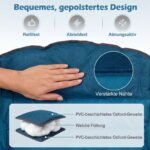 Kempingo krėslai paminkštinti sulankstomi su gėrimų laikikliu (2 vnt.) (Mėlyna) – Paveikslėlis 4