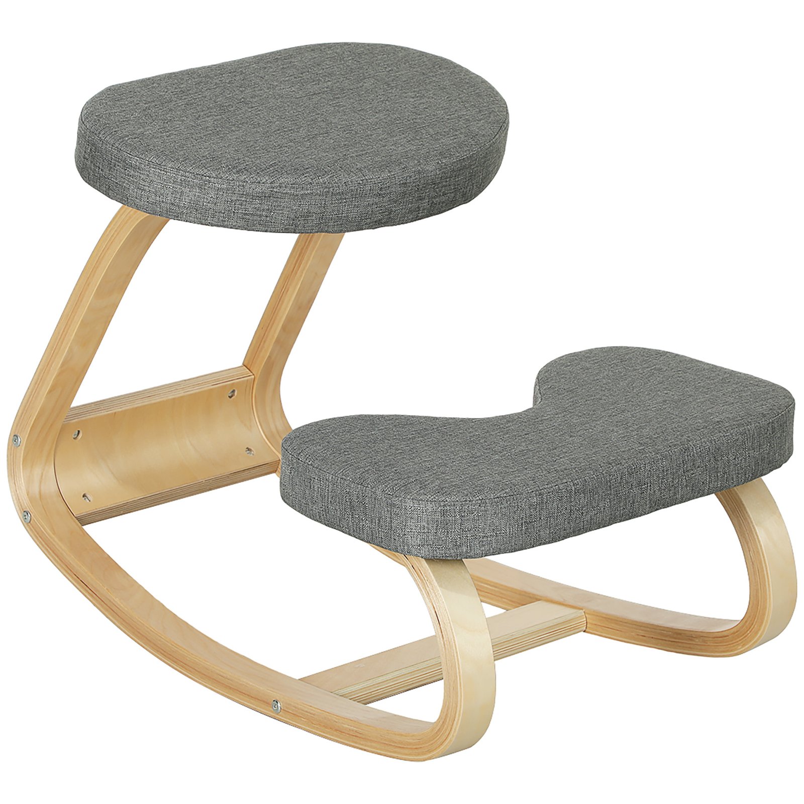 Klūpėjimo kėdė ergonominė su beržo medienos rėmu