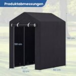 Kompaktiška lauko daiktadėžė su pakeliamu dangčiu ir tvirtu rėmu (Tamsiai pilka) – Paveikslėlis 2