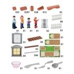 Konstruktorius vilai iš plytelių su 454 detalėmis – Paveikslėlis 3