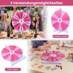 Laimės ratas universalus 50 cm skersmens su nuvalomu paviršiumi (Rožinė) – Paveikslėlis 4