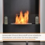 Laisvai pastatomas etanolio židinys su grūdintu stiklu, be ventiliacijos – Paveikslėlis 4