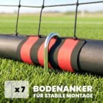 Lauko futbolo vartai 300x200 cm, patvarūs, su paminkštinimu ir tvirtinimu – Paveikslėlis 6