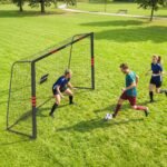 Lauko futbolo vartai 300x200 cm, patvarūs, su paminkštinimu ir tvirtinimu – Paveikslėlis 7