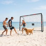 Lauko futbolo vartai 300x200 cm, patvarūs, su paminkštinimu ir tvirtinimu – Paveikslėlis 8