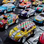 Lenktyninių automobiliukų rinkinys lagaminėlyje, 50 modelių – Paveikslėlis 9