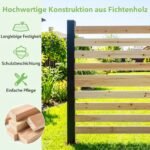 Medinė modulinė tvora su įsmeigiamais kuolais (Natūrali) – Paveikslėlis 4