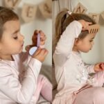 Medinis tualetinis grožio staliukas su grožio aksesuarais – Paveikslėlis 2