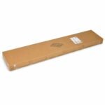 Metalinė lova 135x190 cm su grotelėmis, juoda ir minimalistinė – Paveikslėlis 9