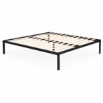 Metalinė lova 190x200 cm su medinėmis grotelėmis – Paveikslėlis 6