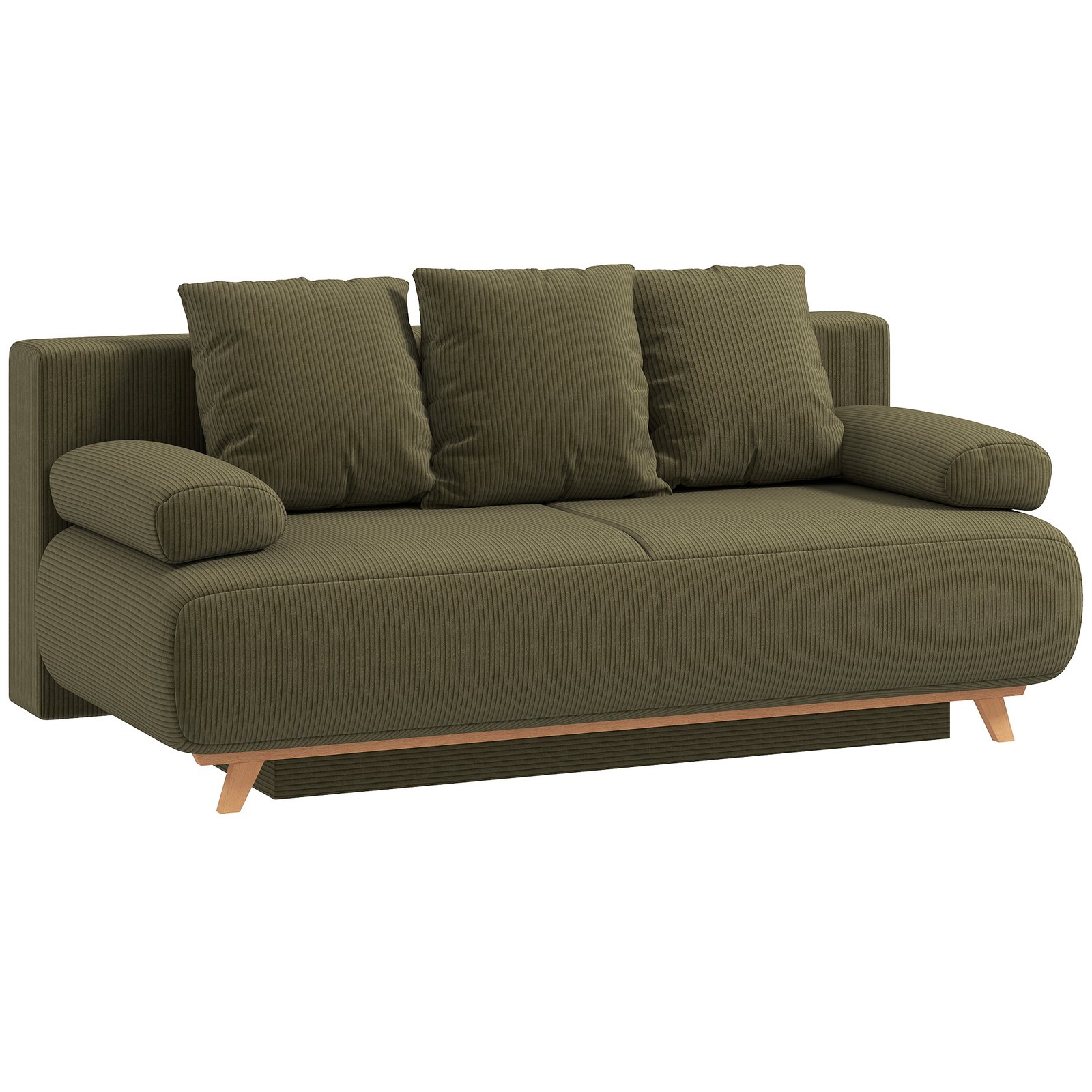 Miegamoji sofa su reguliuojamu atlošu