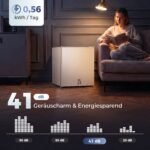 Mini šaldiklis 35 l, reguliuojama temperatūra, keičiama durų kryptis – Paveikslėlis 6