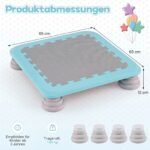 Mini tramplinas kompaktiškas vaikams su neslystančiu paviršiumi (Mėlyna) – Paveikslėlis 2