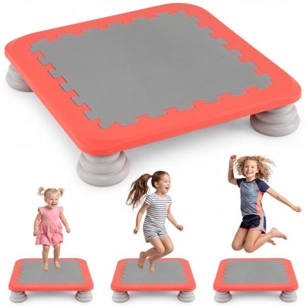 Mini tramplynas vaikams 65 cm (Raudona)