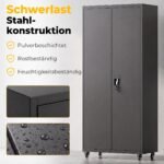 Mobili įrankių spintelė, rakinama, su reguliuojamomis lentynomis – Paveikslėlis 4