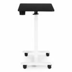 Mobilus stalas su reguliuojamu aukščiu ir juodu 71x48 cm stalviršiu – Paveikslėlis 7
