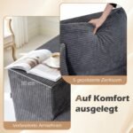 Modulinė L formos sofa keturvietė (Pilka) – Paveikslėlis 5