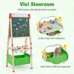 Molbertas dvipusis aukščio reguliuojamas vaikams (Žalia) – Paveikslėlis 3