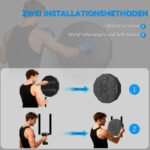 Muzikinis bokso treniruoklis su Bluetooth, šviesos taškais, sieniniu tvirtinimu – Paveikslėlis 5