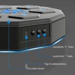 Muzikinis bokso treniruoklis su Bluetooth, šviesos taškais, sieniniu tvirtinimu – Paveikslėlis 6
