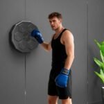 Muzikinis bokso treniruoklis su Bluetooth, šviesos taškais, sieniniu tvirtinimu – Paveikslėlis 7