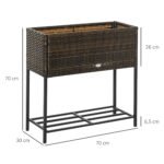 Metallrahmen/Polyrattan