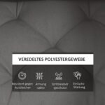 Paletinių baldų pagalvėlių komplektas 120x80 cm, atsparus orui, dygsniuotas sagomis – Paveikslėlis 4