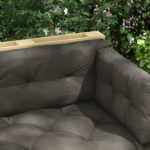 Paletinių baldų pagalvėlių komplektas 120x80 cm, atsparus orui, dygsniuotas sagomis – Paveikslėlis 7