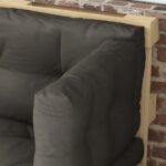 Paletinių baldų pagalvėlių komplektas 120x80 cm, atsparus orui, dygsniuotas sagomis – Paveikslėlis 9