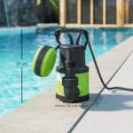Panardinamasis nešvaraus vandens siurblys su plūdiniu jungikliu, 400 W, 9000 l/h – Paveikslėlis 3