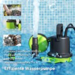 Panardinamasis nešvaraus vandens siurblys su plūdiniu jungikliu, 400 W, 9000 l/h – Paveikslėlis 4