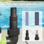 Panardinamasis nešvaraus vandens siurblys su plūdiniu jungikliu, 400 W, 9000 l/h – Paveikslėlis 6