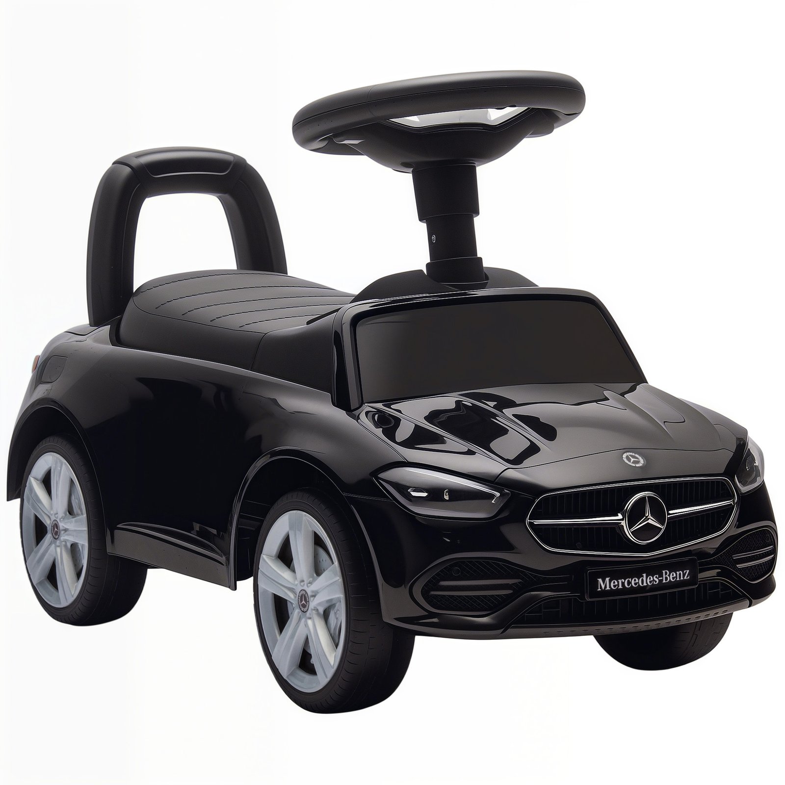 Paspiriamas automobilis Mercedes-Benz C klasės su garsais ir daiktadėže