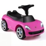 Paspirtukas-automobilis vaikams licencijuotas su garso efektais ir žibintais (Rožinė)