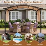 Pergola su reguliuojamu stumdomu stogu (Smėlio) – Paveikslėlis 3
