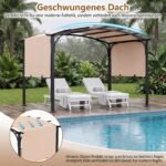 Pergola su reguliuojamu stumdomu stogu (Smėlio) – Paveikslėlis 5