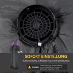 Pripučiama Helovino dekoracija: Moliūgagalvė dvasia su LED ir liepsnos efektu, 210 cm – Paveikslėlis 6