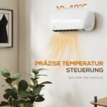 Sieninis keramikinis oro šildytuvas 2000W su termostatu, pulteliu ir laikmačiu – Paveikslėlis 7