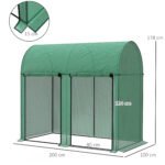 Šiltnamis pomidorams ir vijokliniams, 2 m², su 2 užtrauktukais užsegamomis durimis – Paveikslėlis 3