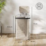 Šiukšliadėžė automatinė sensorinė 30 l nerūdijančio plieno – Paveikslėlis 3