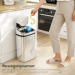 Šiukšliadėžė automatinė sensorinė 30 l nerūdijančio plieno – Paveikslėlis 5